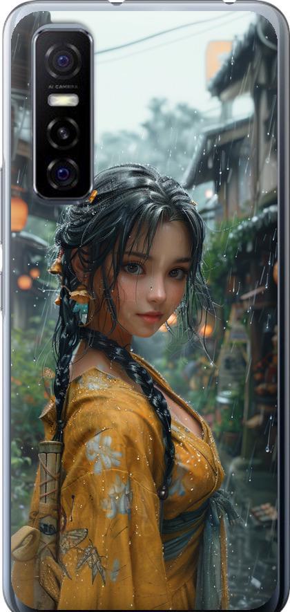 Чехол на Vivo Y73S Anime-girl (6133u-2159-42517)