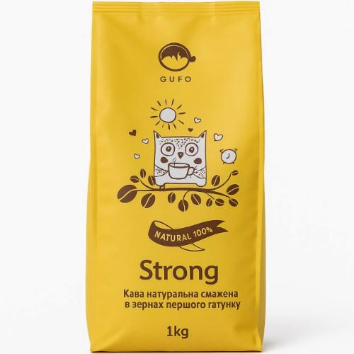 Кофе в зернах Gufo Strong 1 кг (30826259)
