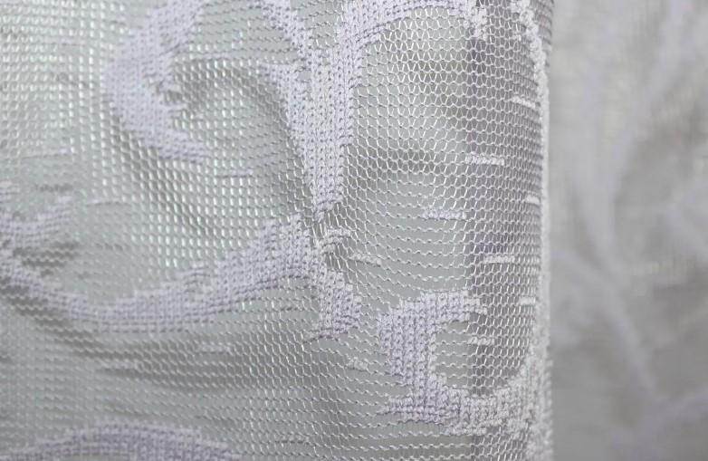 Тюль у вітальню/спальню Блідий жаккард Лавандовий (1089т) - фото 6