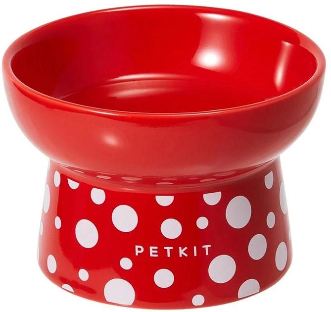 Миска керамічна PETKIT Polka Dot Bowl Red
