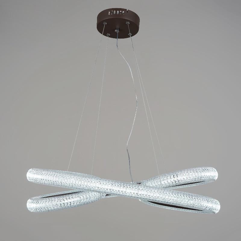 Люстра подвесная светодиодная Light House SRS-16147/96W LED с пультом Черный