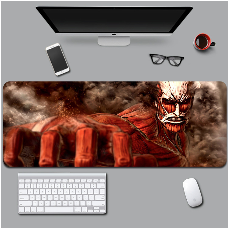 Коврик для мышки с принтом Аниме Attack on Titan 800х300х3 мм (2208279807)