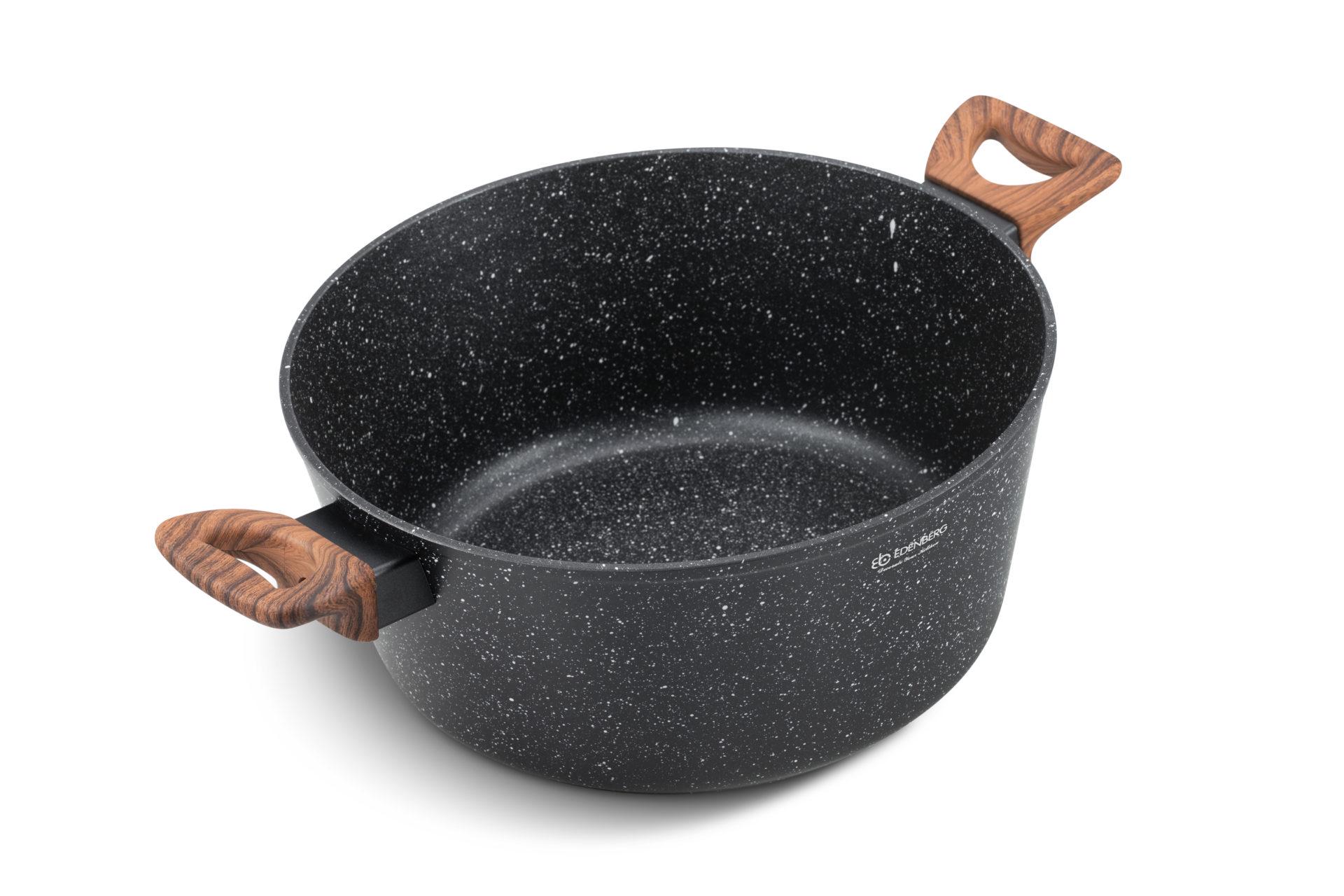 Набор кухонной посуды Edenberg EB-5617 с антипригарным мраморным покрытием из 15 пр. (EB-5617) - фото 7