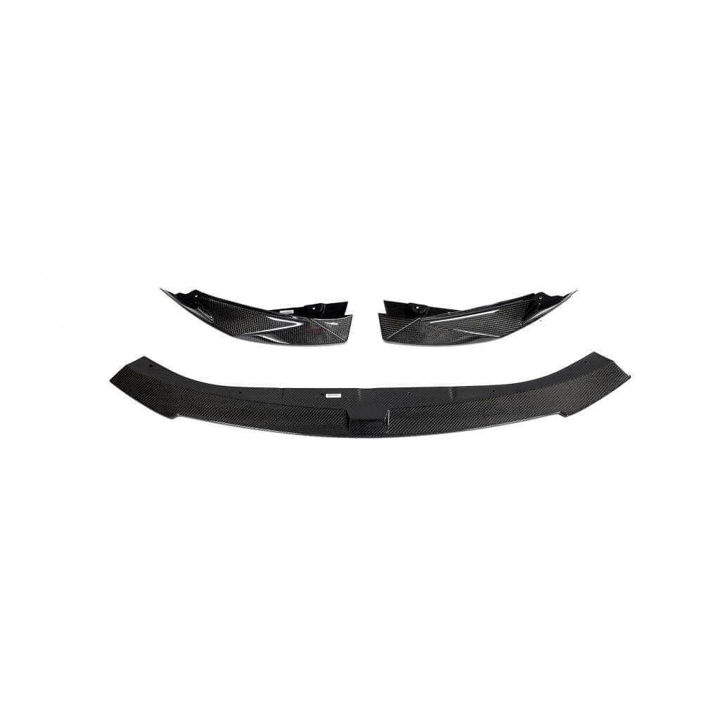 Накладка на передний бампер DDCarbon V1 для G82/G83/BMW 4 серия G22/23/26 2020- карбон (136819)