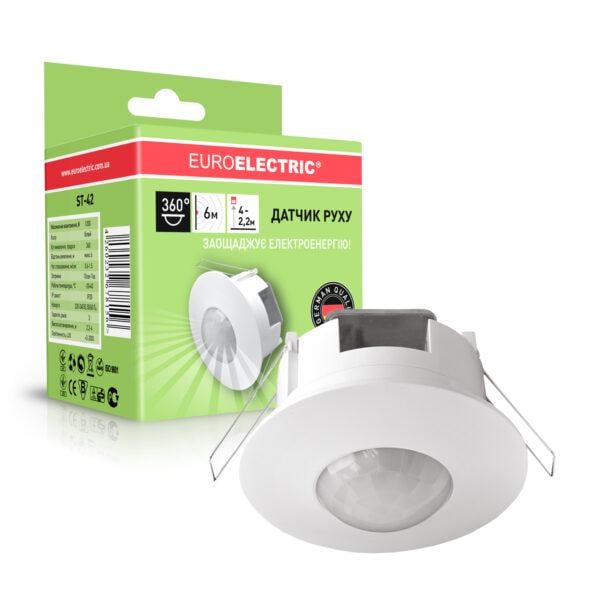 Датчик движения Euroelectric Точка XL Белый (19019089) Датчик движения Euroelectric Точка XL Белый (19019089)