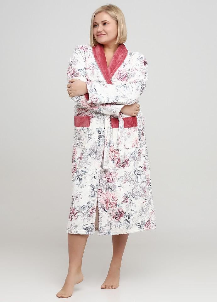 Халат Wild Love 2XL Разноцветный/Бежевый (999)