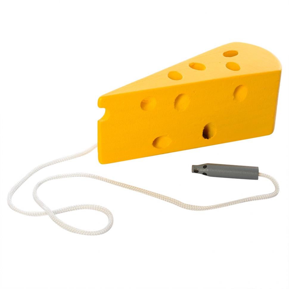 Деревянная шнуровка Limo toy MD 0494 Сыр (3272-2)