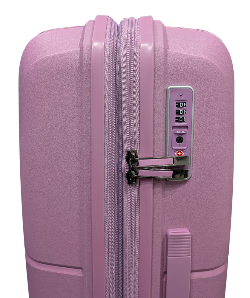 Валіза велика Airtex 245 поліпропілен L Рожевий - фото 4