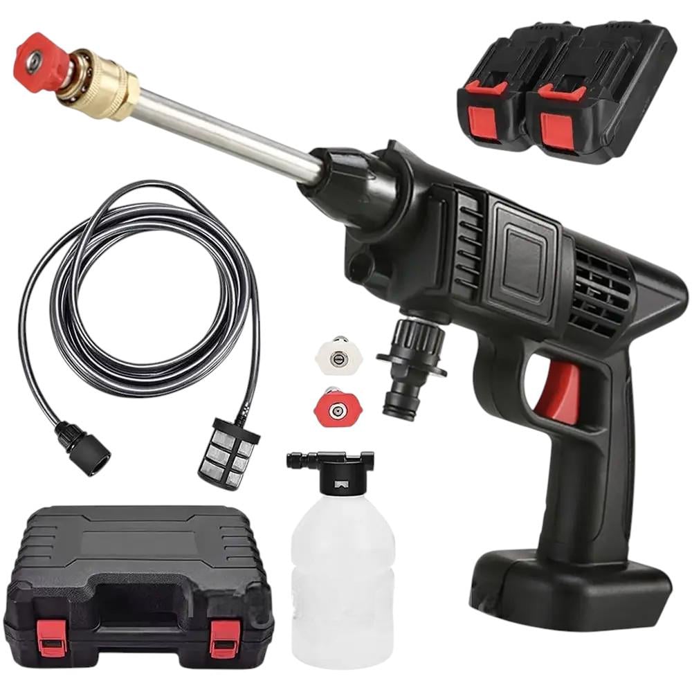 Мийка акумуляторна високого тиску з кейсом і насадками 24 V Мийка акумуляторна високого тиску з кейсом і насадками 24 V