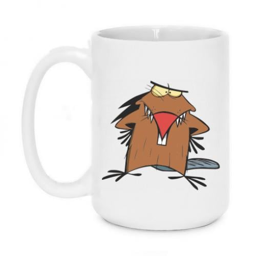 Чашка Злюки бобры 420 мл Белый (363571-1-21885)