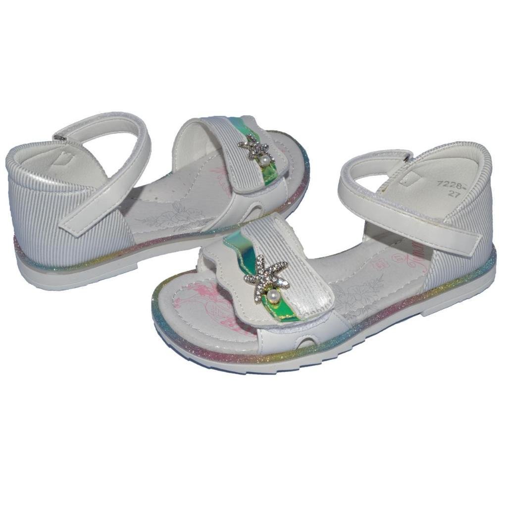 Босоножки для девочки Tom.m 109-7228-05 р. 25 16,2 см Белый