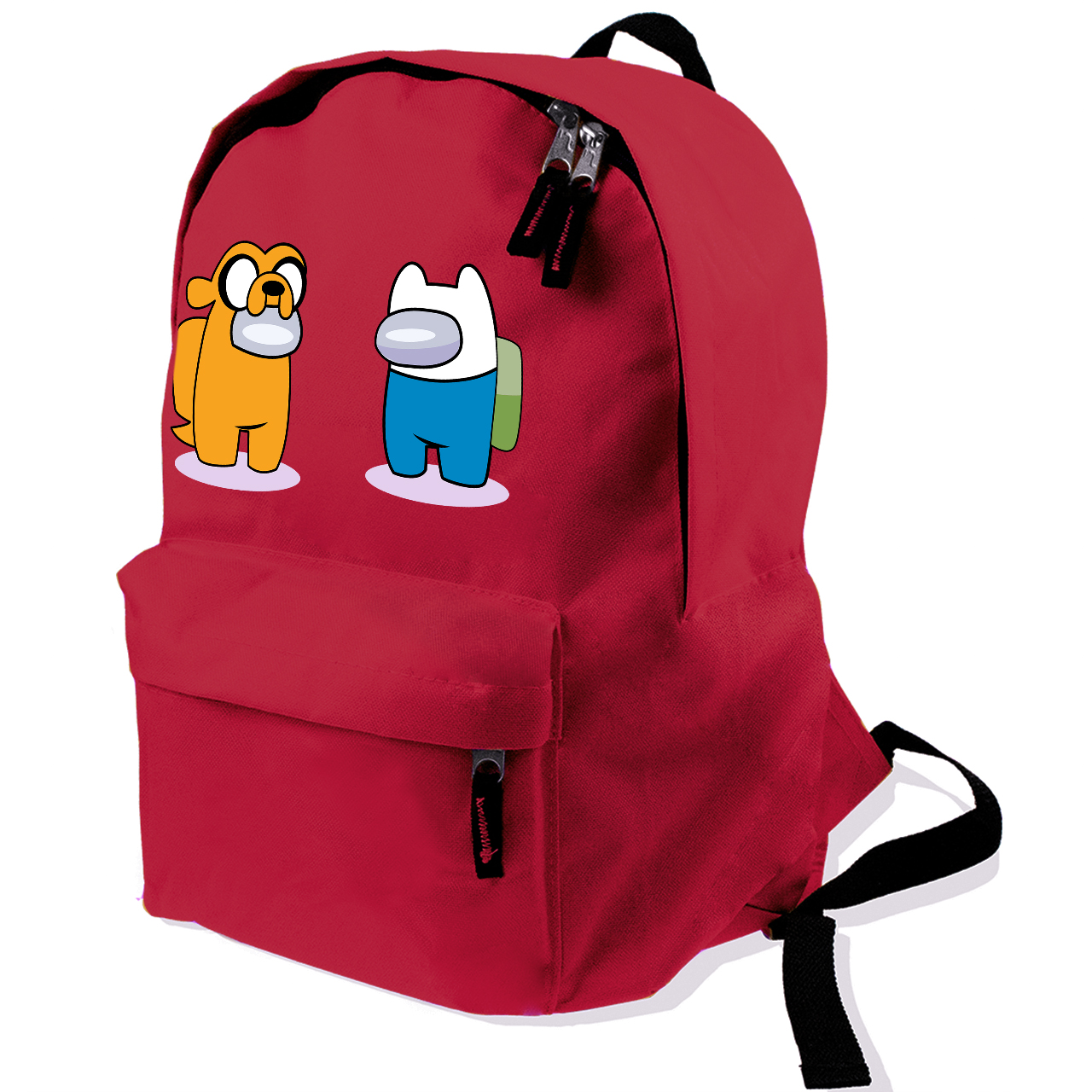 Рюкзак дитячий Among Us Adventure Time Finn & Jake Червоний (9263-2414-RD)