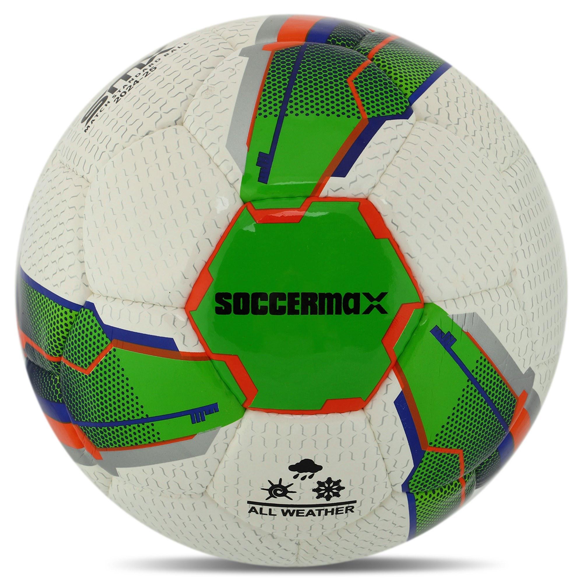Футбольный мяч SOCCERMAX FIFA FB-7995 №5 PU Белый/Зеленый