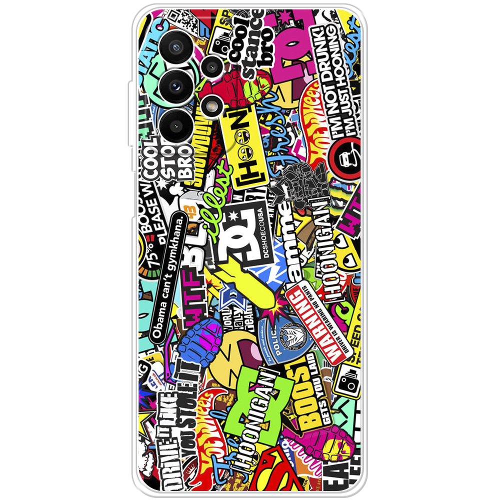 Чехол BoxFace Samsung Galaxy A23 (A235) Multicolored Inscriptions Прозрачный силикон (44373-up880-44373) Чехол BoxFace Samsung Galaxy A23 (A235) Multicolored Inscriptions Прозрачный силикон (44373-up880-44373)