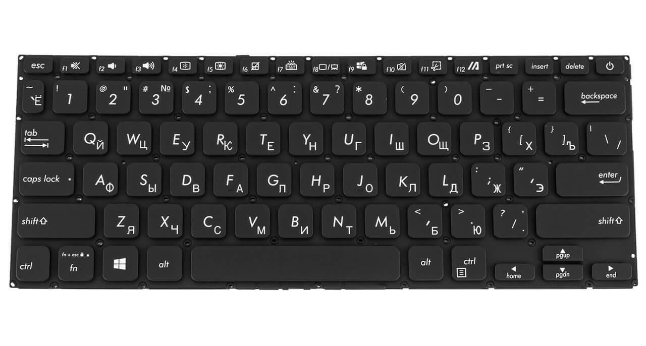 Клавиатура для ноутбука Asus P1411CEA с подсветкой клавиш (0KNB0-260CRU00)