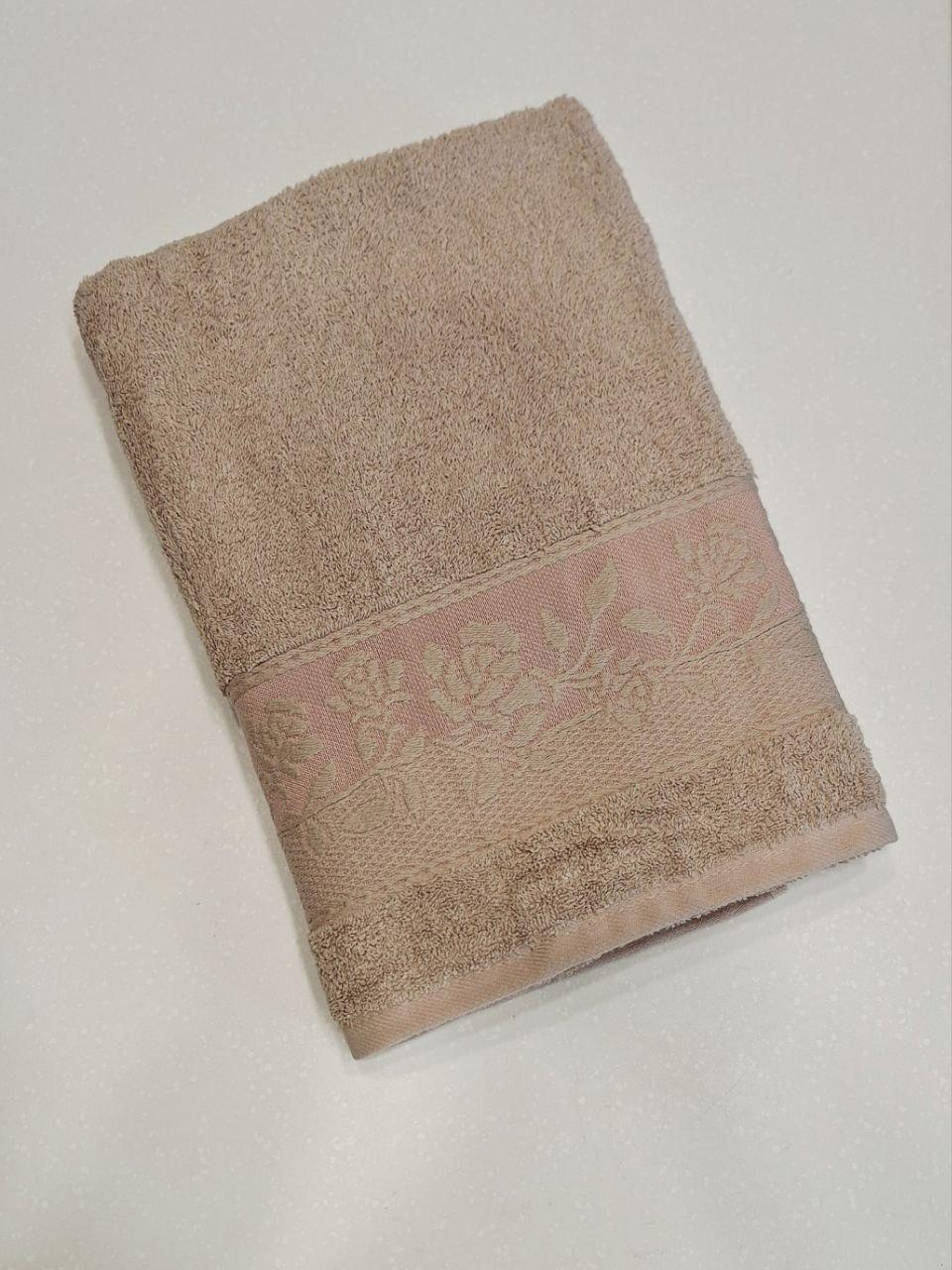 Полотенце банное махровое Cestepe VIP Cotton 70x140 см Бежевый (804)