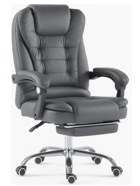 Крісло офісне Diego D2 Сірий - фото 2