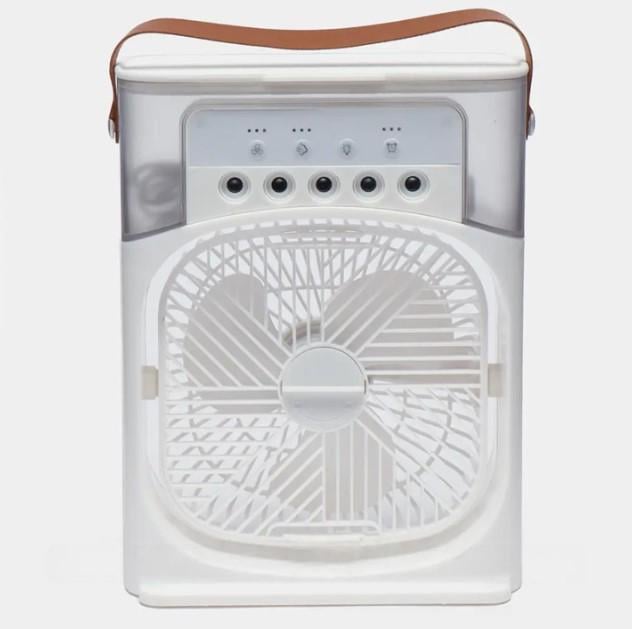 Вентилятор настольный с увлажнителем воздуха Air Cooler Fan USB и LED подсветка 21x26x9 см (2104618501) - фото 2