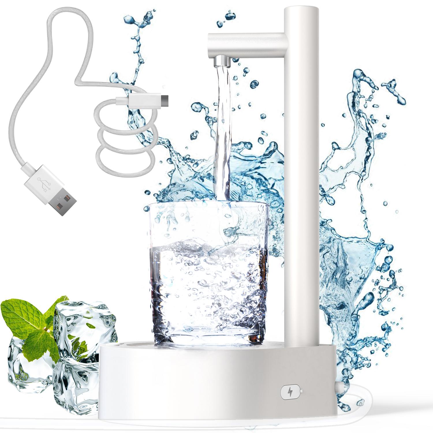 Насос електричний HotFrost A32 автоматичний акумуляторний для 19 л бутлів Білий (630042) - фото 2 Насос електричний HotFrost A32 автоматичний акумуляторний для 19 л бутлів Білий (630042) - фото 2