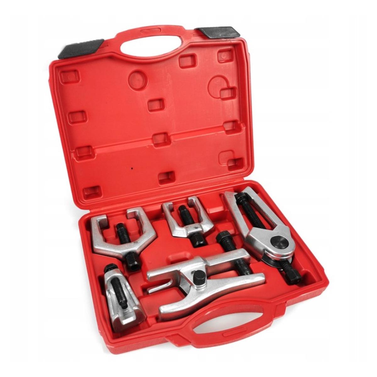 Набор съемников шаровых опор Mar-Pol M66755 5 пр. пластиковый кейс Красный