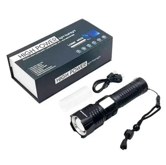 Фонарь ручной BL-A93-GT200+COB white/red/blue Type-C 1x26650 zoom (2388015691) - фото 7 Фонарь ручной BL-A93-GT200+COB white/red/blue Type-C 1x26650 zoom (2388015691) - фото 7