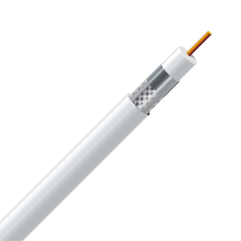 Кабель коаксиальный ЗЗКМ RG 6 Coaxial Cable антенный (tf3532)