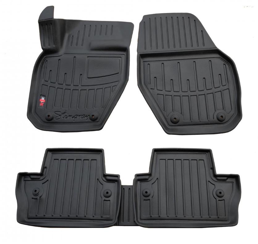 Коврики в салон Stingray для Volvo S60 II 2010-2018/V60 I 2010-2018 с бортом 5 шт. (5037055)