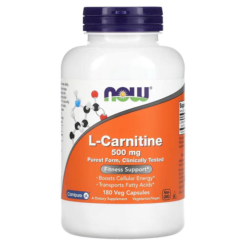 L-карнитин L-Carnitine 500 мг 180 вег.кап