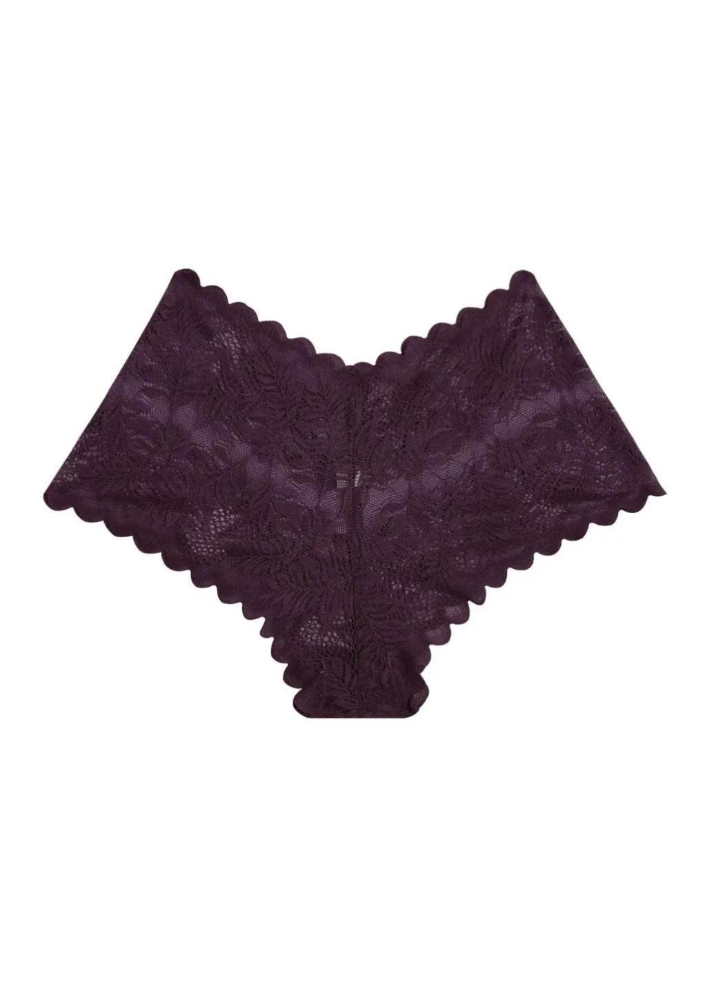 Трусики кружевные женские шортики Perfect Summer M Темно-вишневый (1522-44) - фото 6