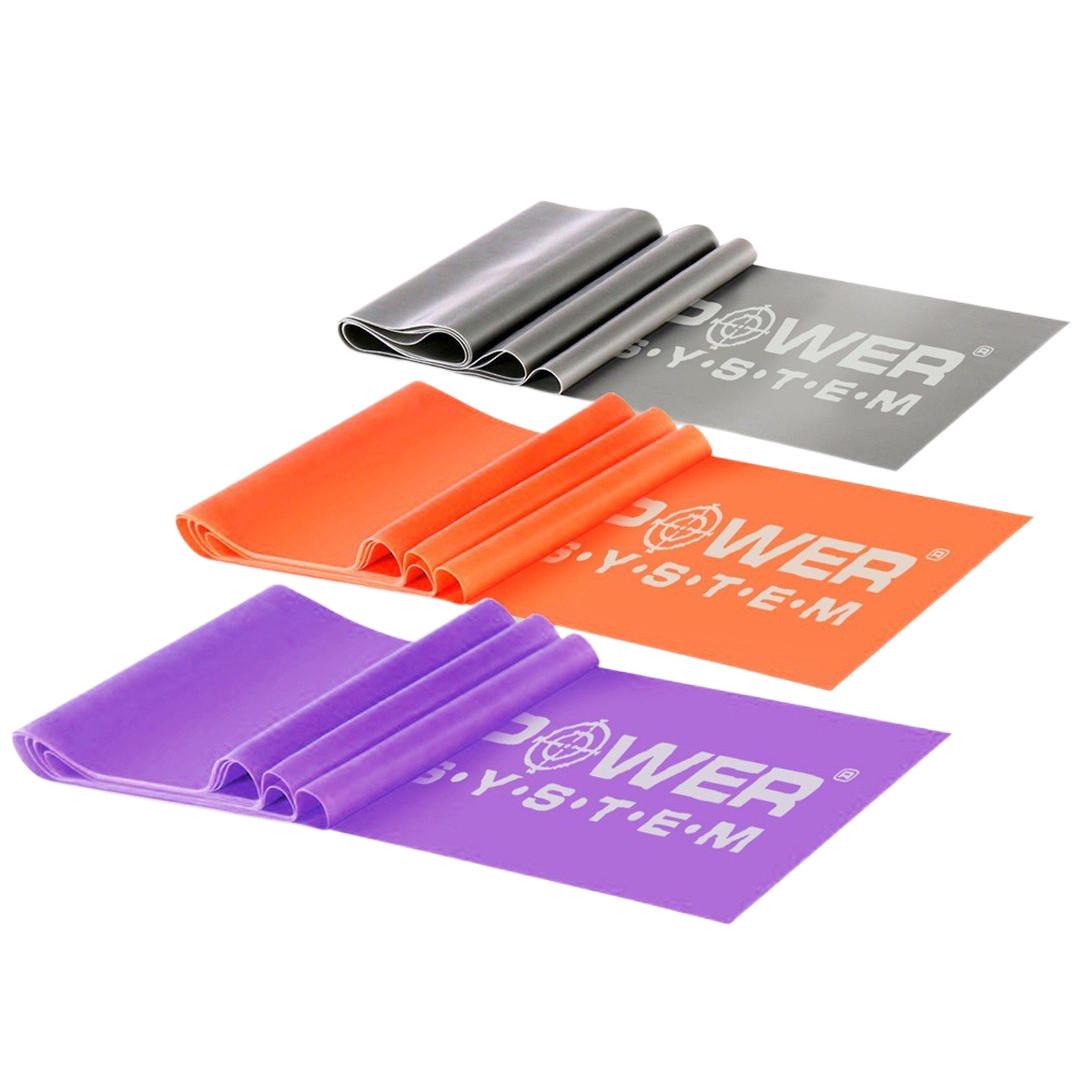 Лента-эспандер для спорта и реабилитации Power System PS-4007 Resistance Band Set 3 шт. (A-012405)