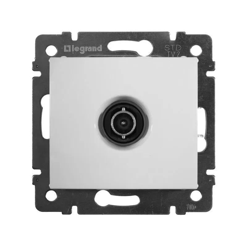 Розетка TV одинарна Legrand Valena кінцева Білий (774430)