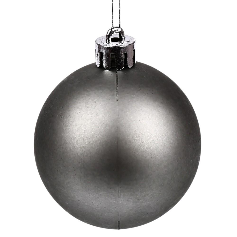 Елочные украшения Stenson Мат 150 шт. d 5 см Серый (9191CMT-5M)