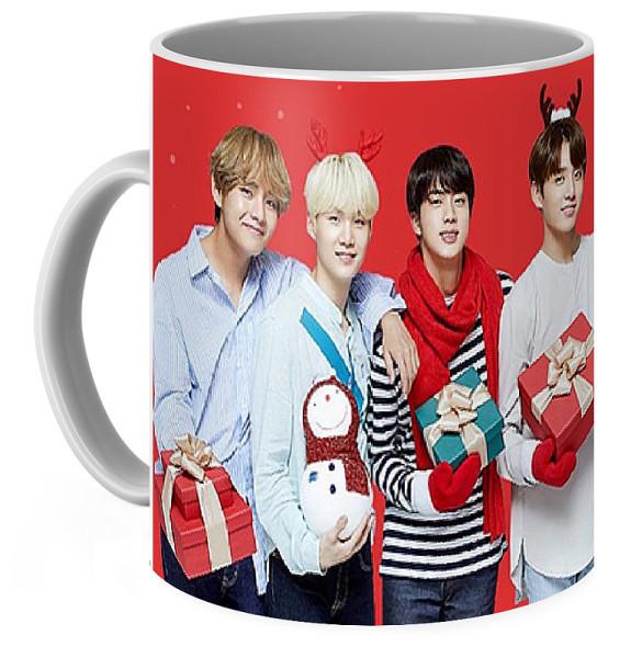 Чашка GeekLand BTS Merry Christmas 330 мл (BTS 02.65)
