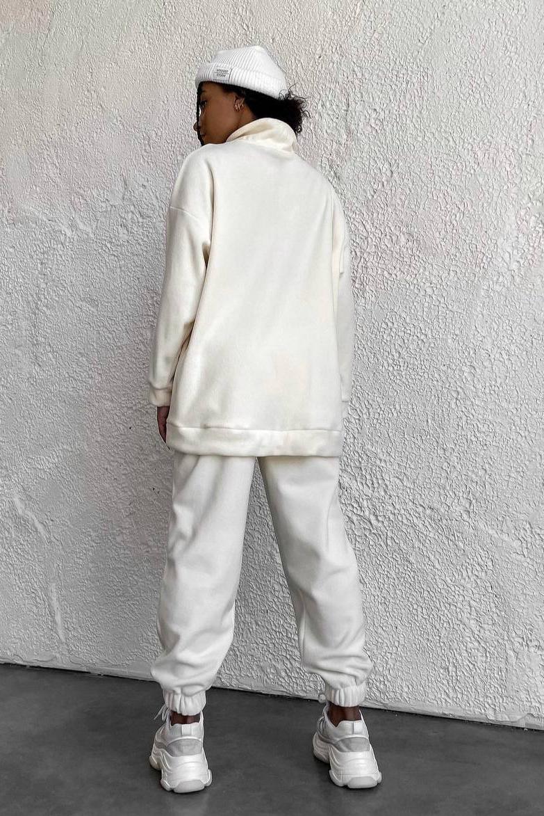 Костюм женский р. 46-48 Молочный (190732) - фото 2