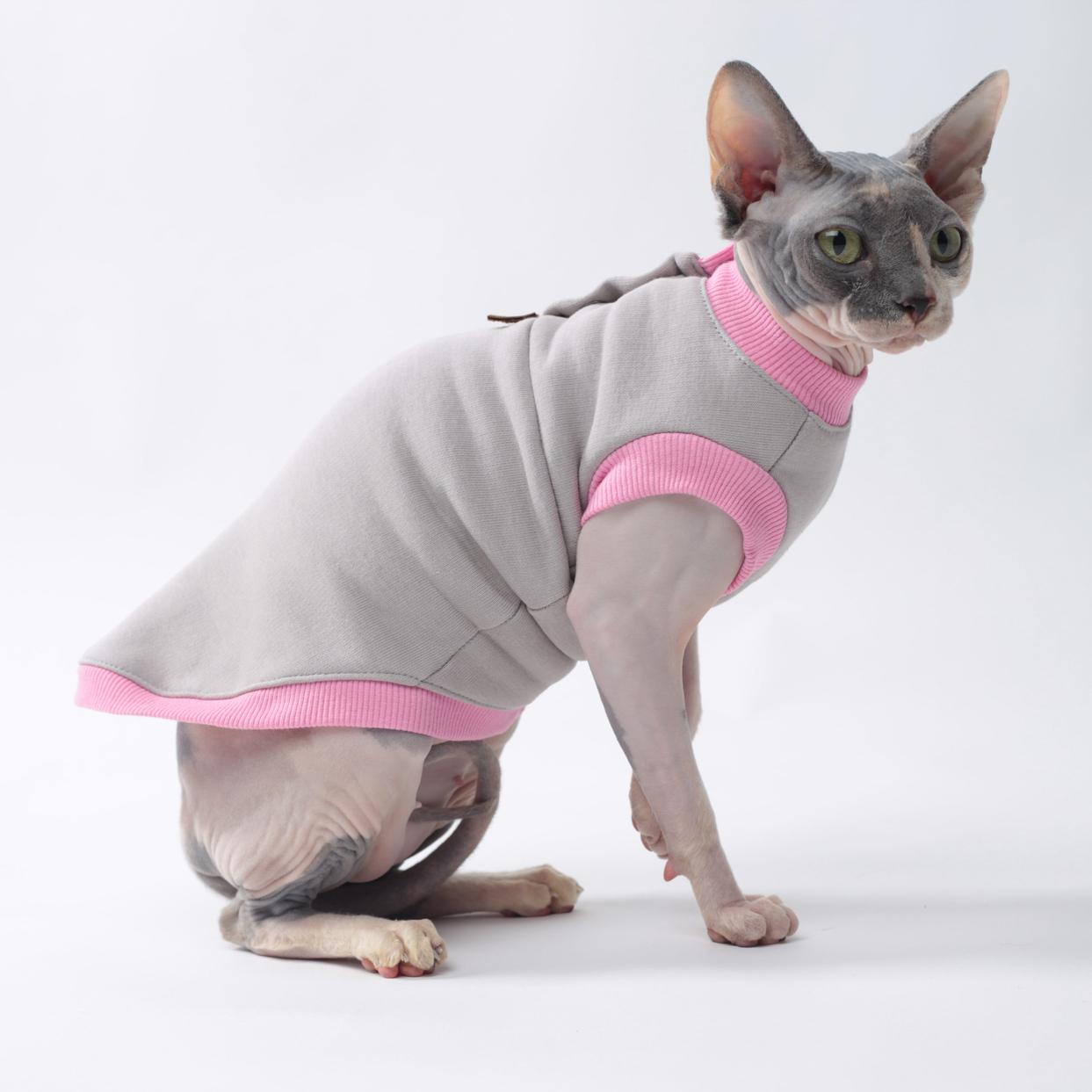 Майка для котів без рукава Style Pets XL Pink (481XL)