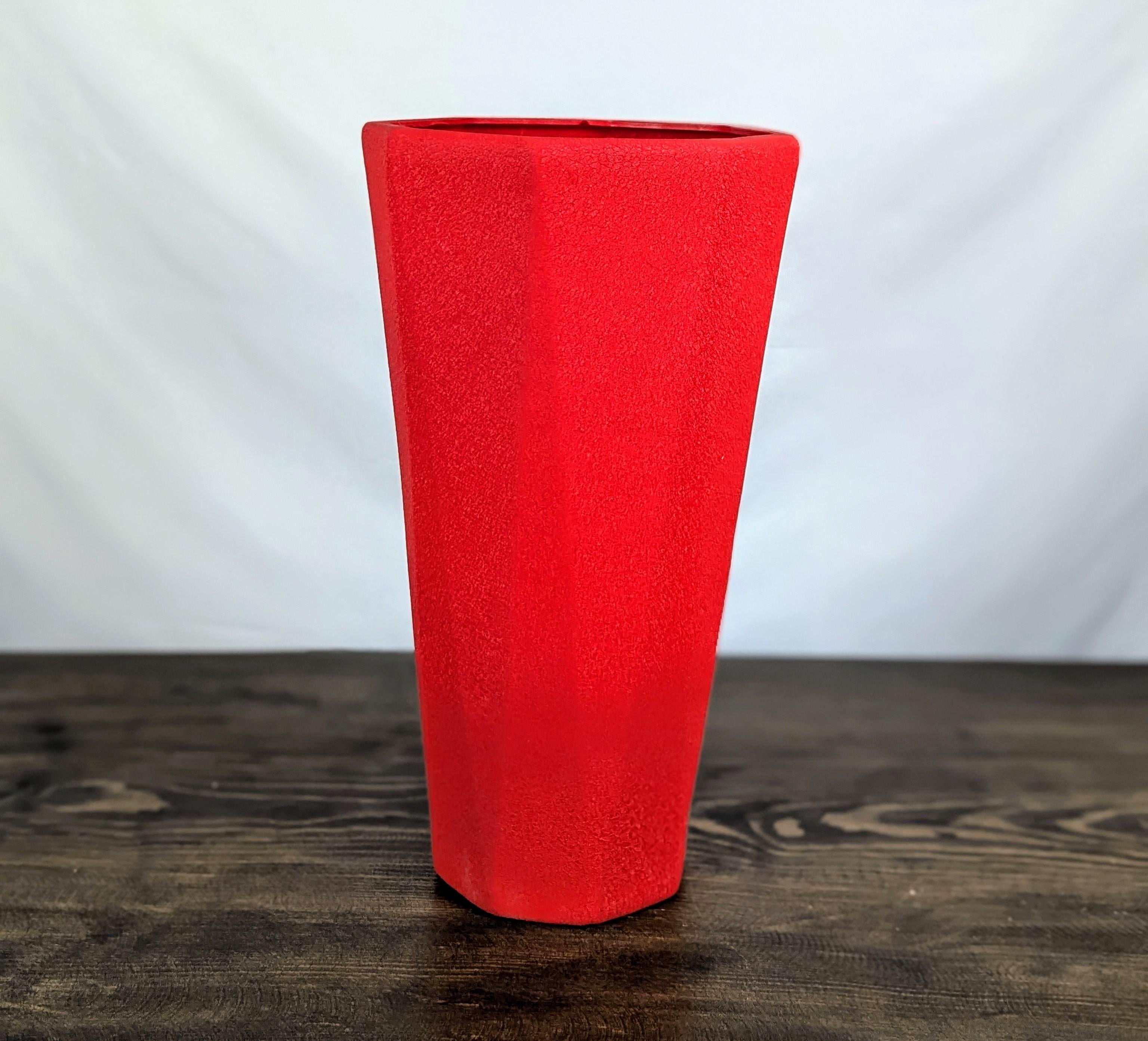 Ваза Nana ceramics Комета 40 см Красный