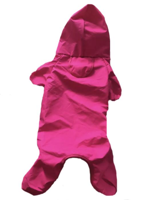 Дождевик для щенков/собак средних и крупных пород XS Малиновый (1M0650)