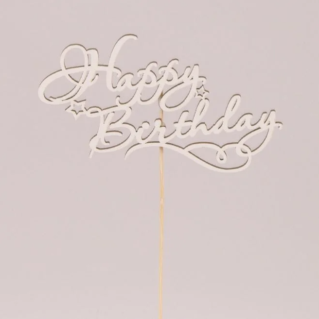 Топпер Flora Happy birthday 5 шт. (33148)
