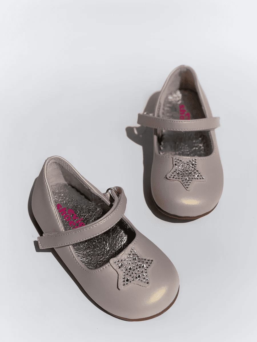 Туфли для девочки Evie elza pudra small р. 22 14 см Бежевый (2459368195)