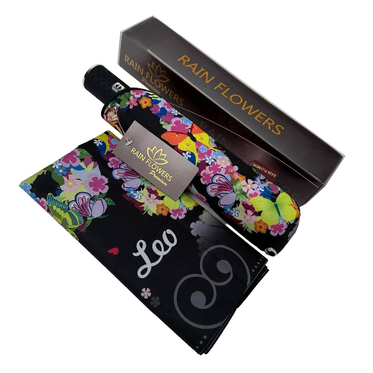 Зонт женский автомат Rain Зодиак Flower Лев Leo mini в подарочной упаковке с платком (01040-11) - фото 3 Зонт женский автомат Rain Зодиак Flower Лев Leo mini в подарочной упаковке с платком (01040-11) - фото 3