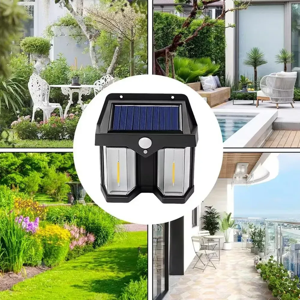 Уличный фонарь Solar Wall Lamp CB-228 с солнечной панелью и датчиком движения (234567685) - фото 2 Уличный фонарь Solar Wall Lamp CB-228 с солнечной панелью и датчиком движения (234567685) - фото 2