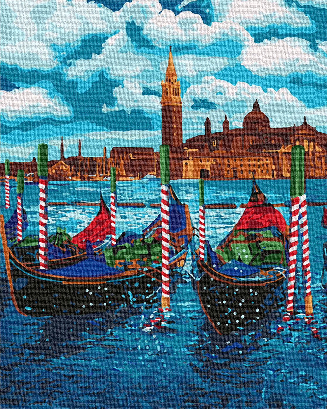 Картина по номерам Идейка Венецианское такси 40x50 см (Id-KHO2749)