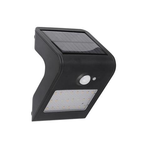 Светильник фасадный на солнечной батарее Horoz Electric SIRIUS-1 настенный Черный