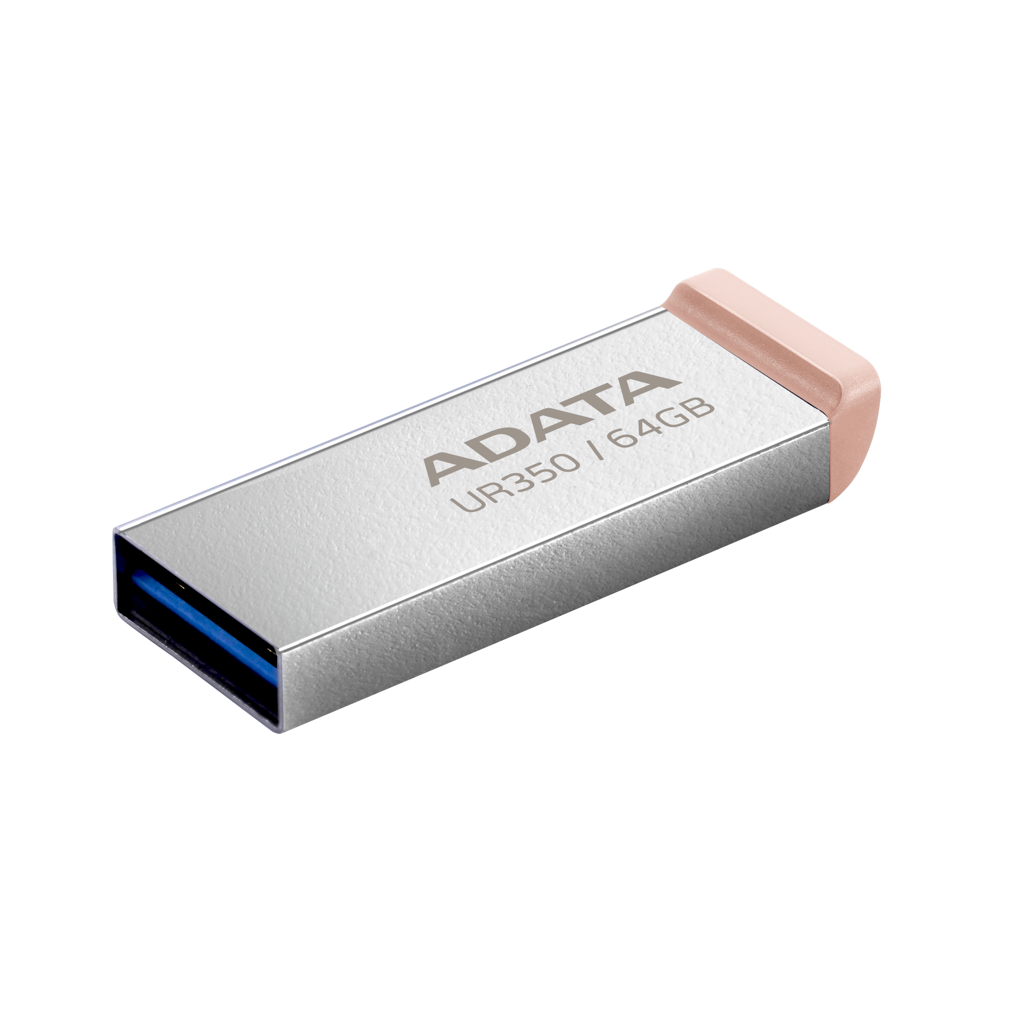 Флеш-накопитель Flash ADATA USB 3.2 UR 350 64 Гб Silver/Beige (34602382)