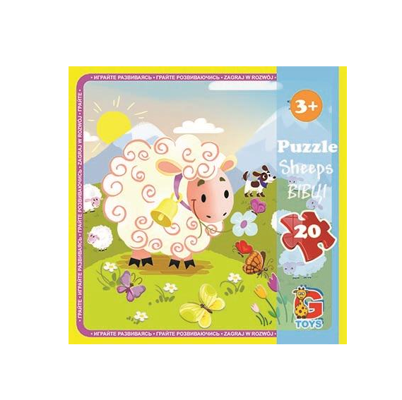 Пазли G-Toys "Ферма" 20 деталей (LA06)