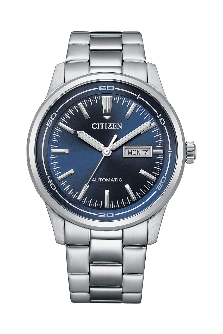 Наручные часы мужские Citizen NH8400-87L механические со стальным корпусом и синим циферблатом Наручные часы мужские Citizen NH8400-87L механические со стальным корпусом и синим циферблатом