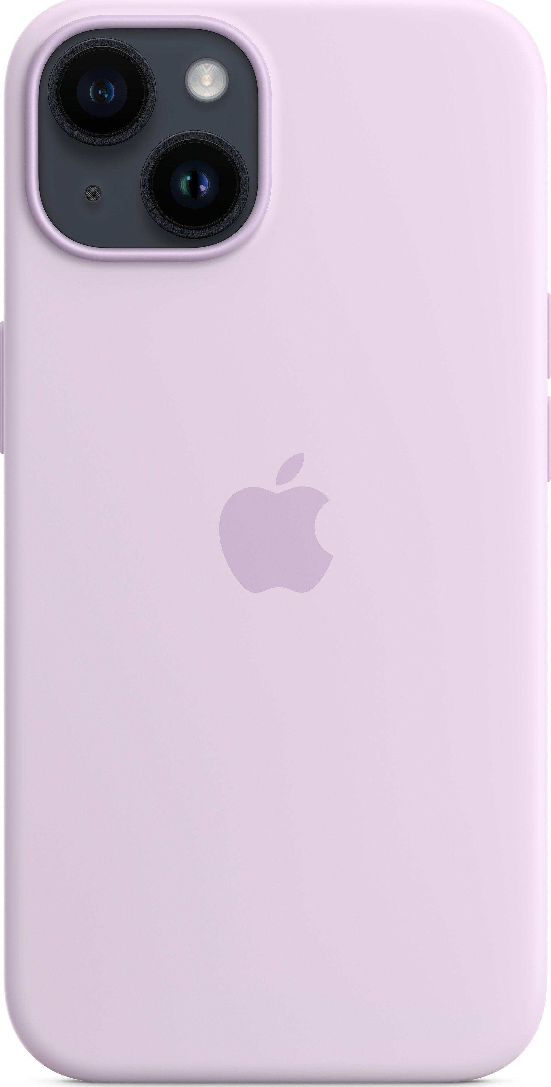 Чехол противоударный силиконовый Silicone Case MPRY3ZE/A MagSafe () для Apple Iphone 14 (6.1") Lilac - фото 4