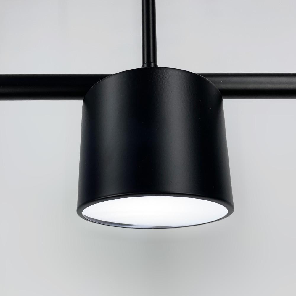 Люстра удлиненная CLYDE с 4-ю спотами Черный (MJ 118/4 BK) - фото 3