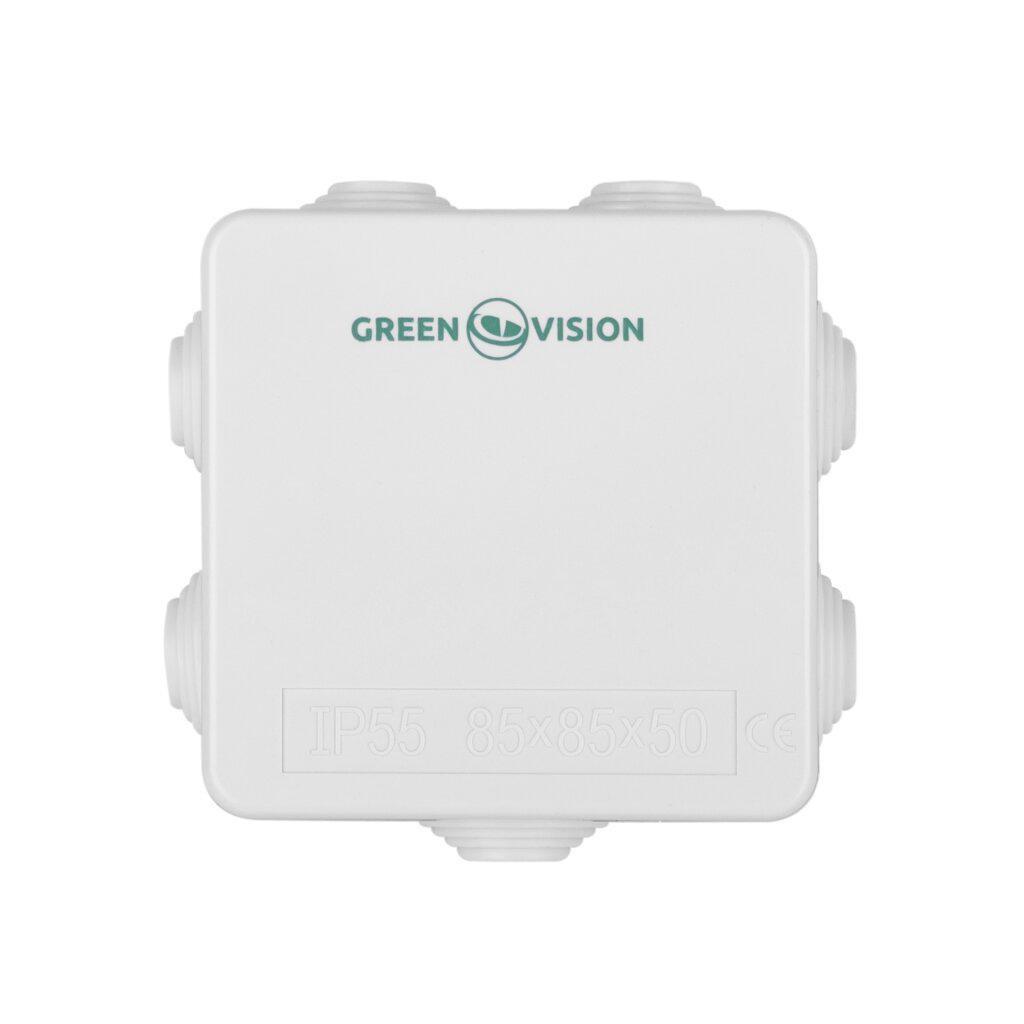 Распределительная коробка Green Vision наружная с резинками 85х85х50 IP55 (28682795)