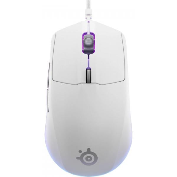 Миша SteelSeries Rival 3 Gen 2 RGB USB White (62516)